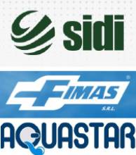 Sidi, Fimas and Aquastar logos